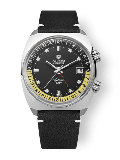 Antarctic GMT - Black - Nivada Grenchen