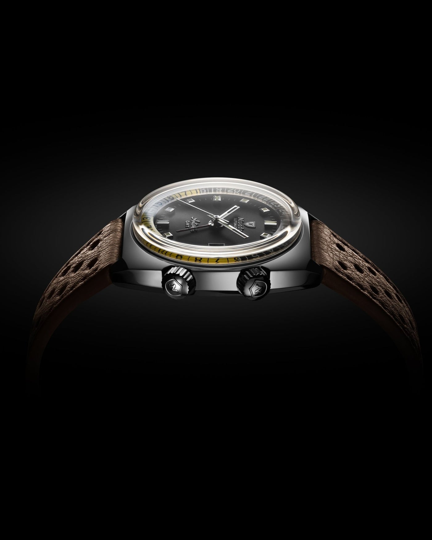 Antarctic GMT - Black - Nivada Grenchen