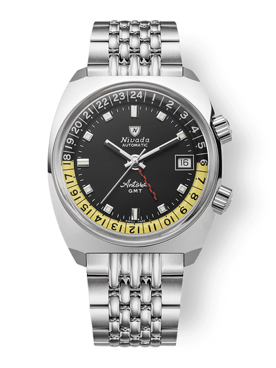 Antarctic GMT - Black - Nivada Grenchen
