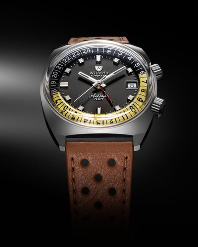 Antarctic GMT - Black - Nivada Grenchen