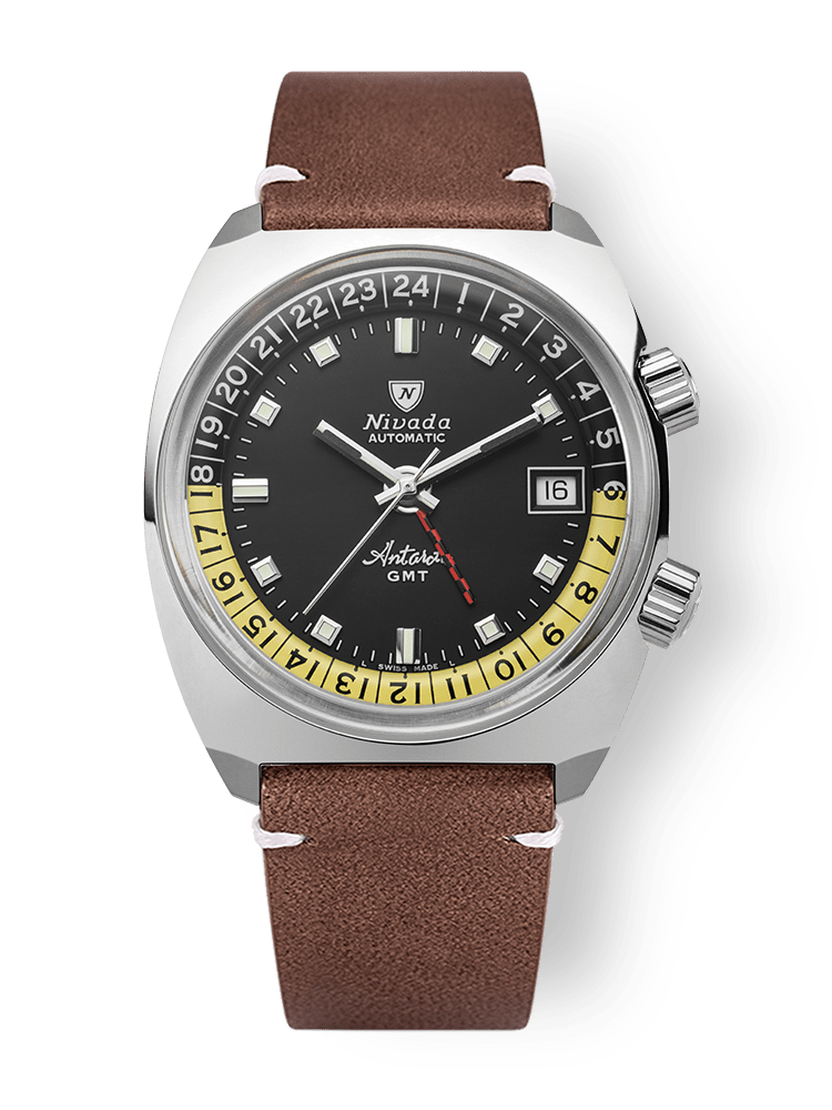 Antarctic GMT - Black - Nivada Grenchen