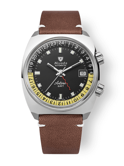 Antarctic GMT - Black - Nivada Grenchen