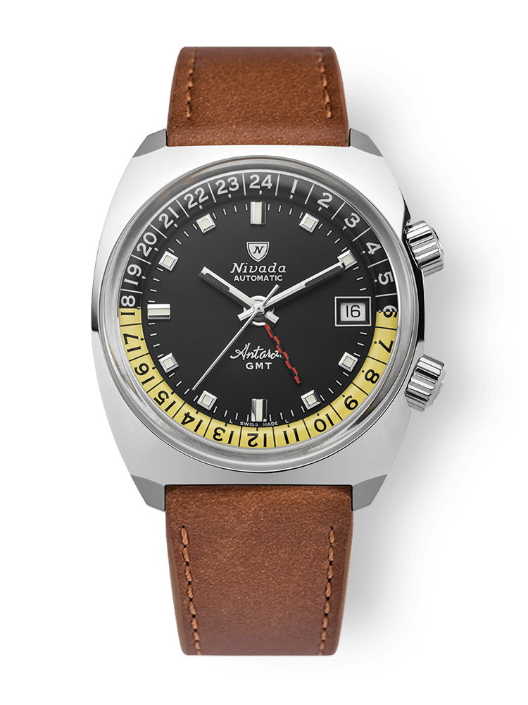 Antarctic GMT - Black - Nivada Grenchen