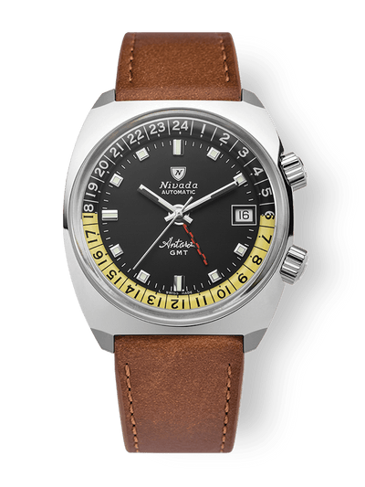 Antarctic GMT - Black - Nivada Grenchen