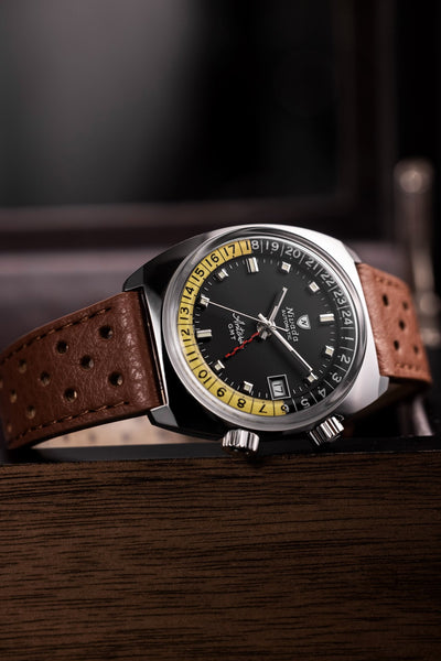 Antarctic GMT - Black - Nivada Grenchen