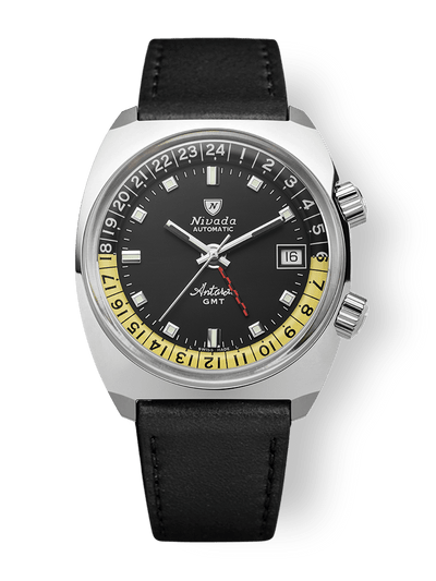 Antarctic GMT - Black - Nivada Grenchen