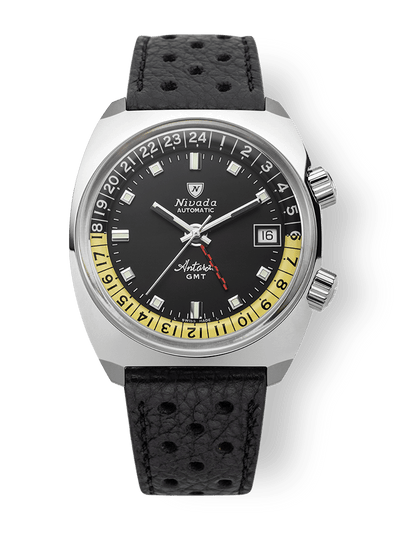 Antarctic GMT - Black - Nivada Grenchen