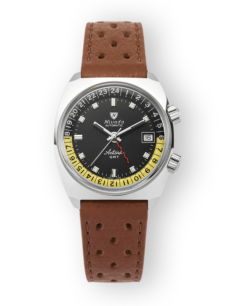 Antarctic GMT - Black - Nivada Grenchen