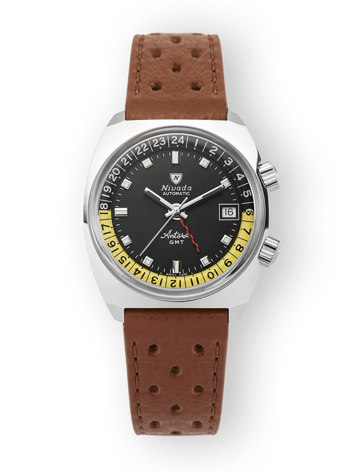 ANTARCTIC GMT - BLACK – Nivada Grenchen