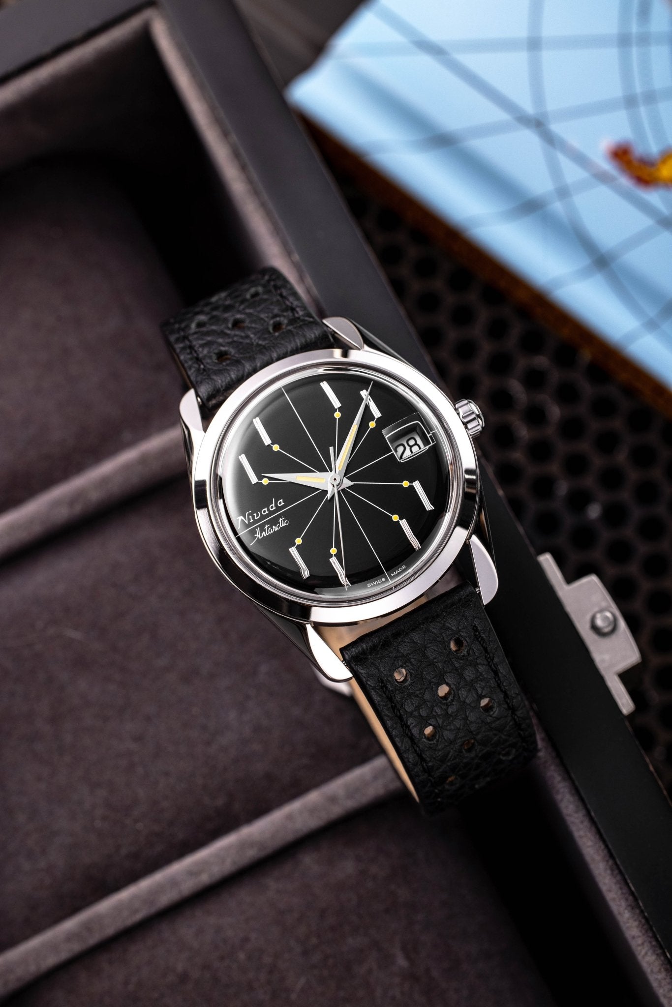 Antarctic Spider Black 35mm - Nivada Grenchen