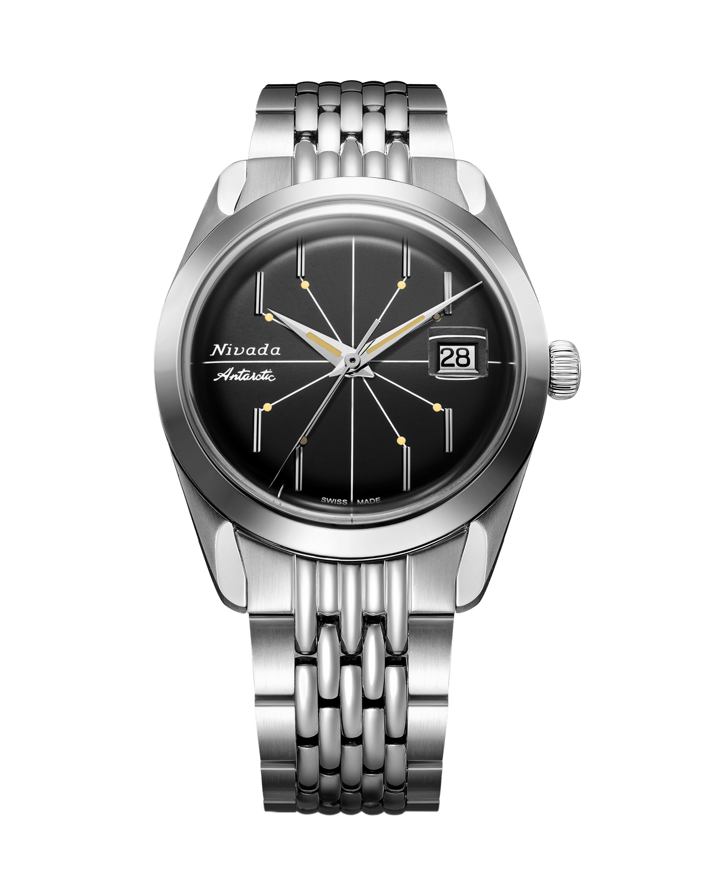 ANTARCTIC SPIDER BLACK 38mm - Nivada Grenchen