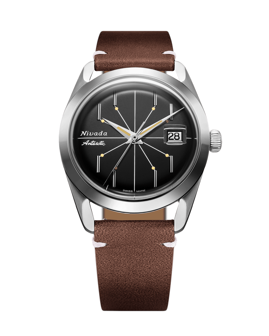 エクアドル産 ラティペニステナガスジコガネ　38mm ANTARCTIC SPIDER BLACK 38mm – Nivada Grenchen