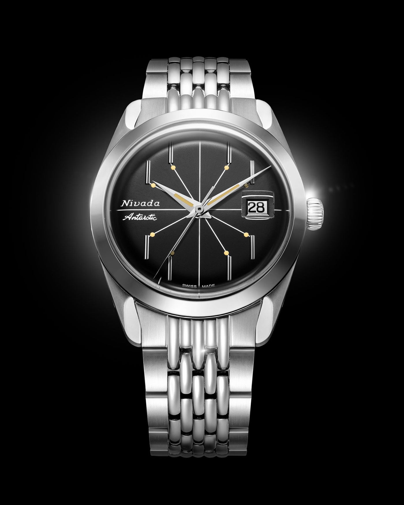 ANTARCTIC SPIDER BLACK 38mm - Nivada Grenchen