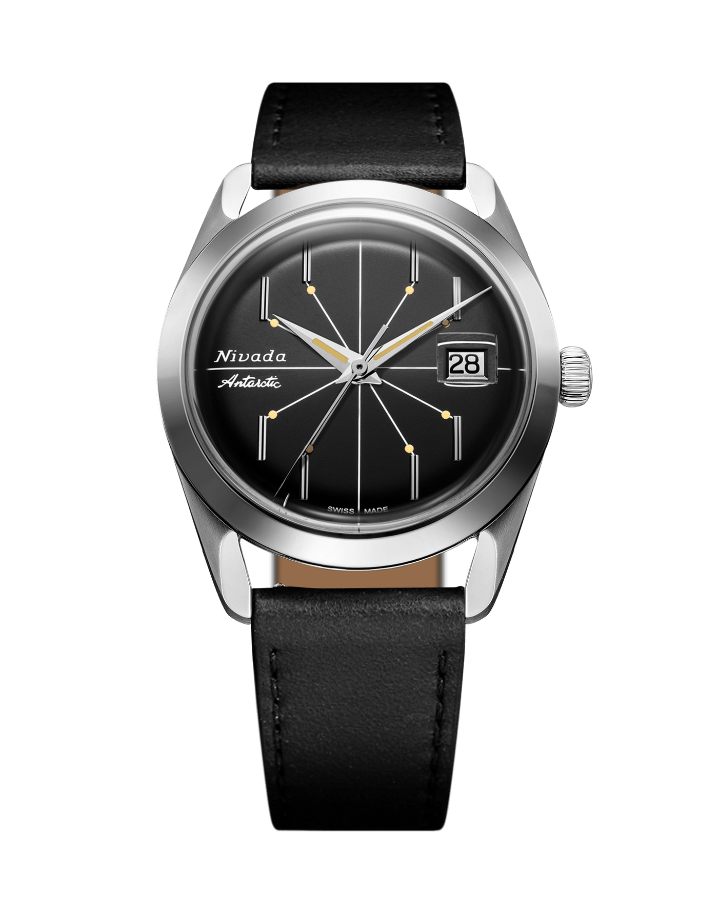 ANTARCTIC SPIDER BLACK 38mm - Nivada Grenchen
