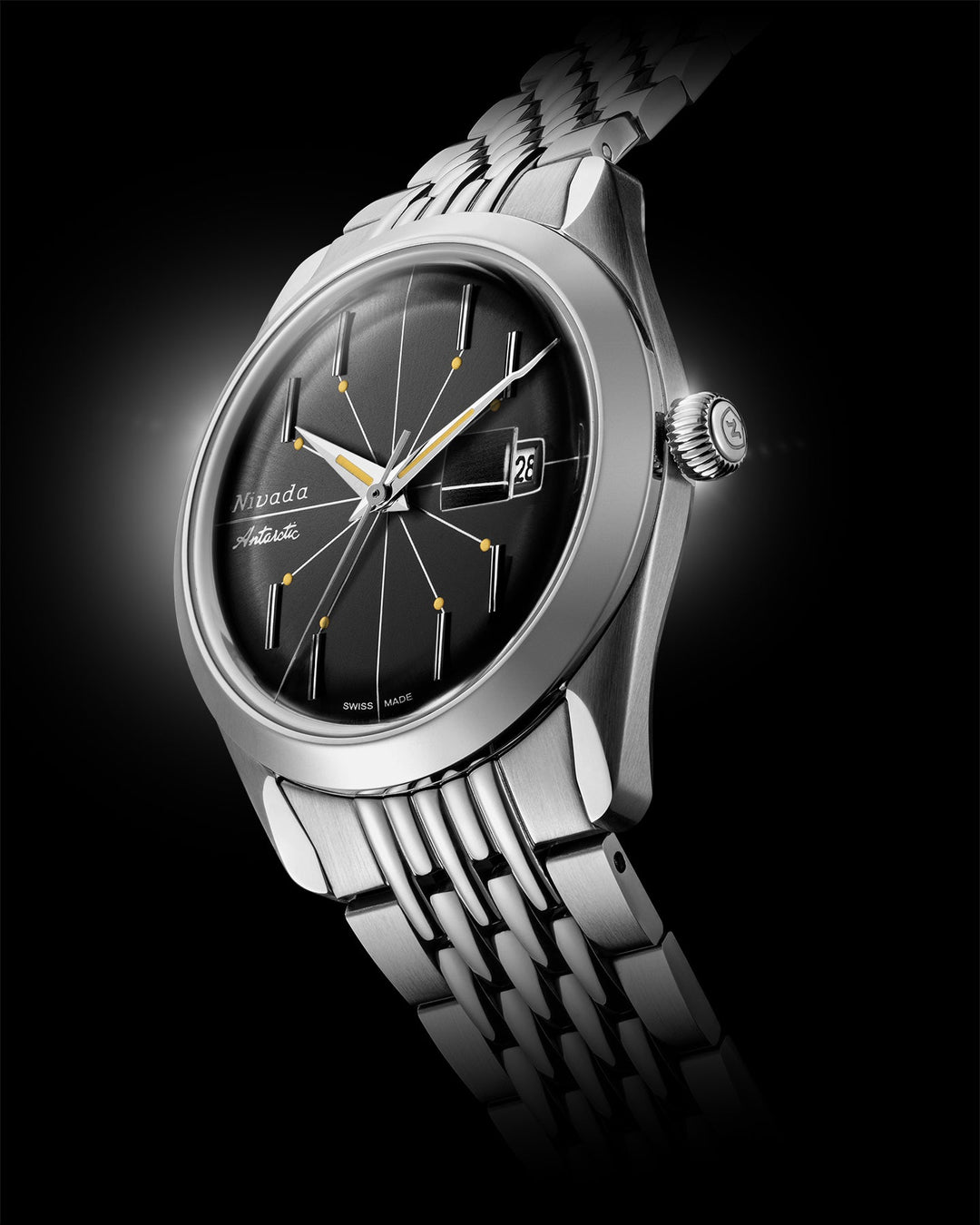 ANTARCTIC SPIDER BLACK 38mm – Nivada Grenchen