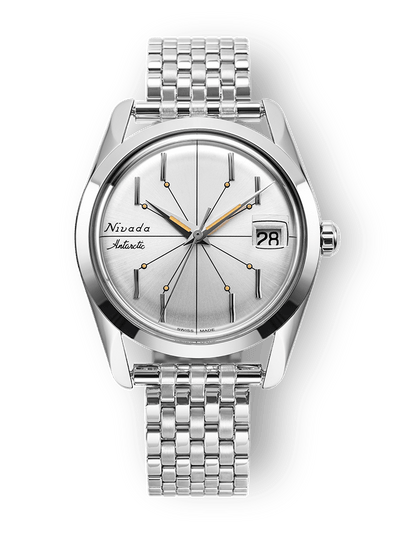 Antarctic Spider Silver 35mm - Nivada Grenchen