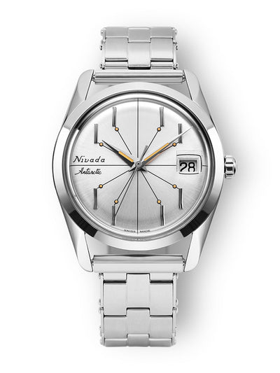Antarctic Spider Silver 35mm - Nivada Grenchen