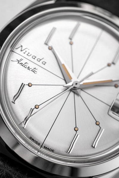 Antarctic Spider Silver 35mm - Nivada Grenchen
