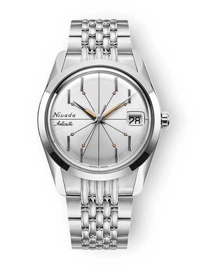 Antarctic Spider Silver 35mm - Nivada Grenchen
