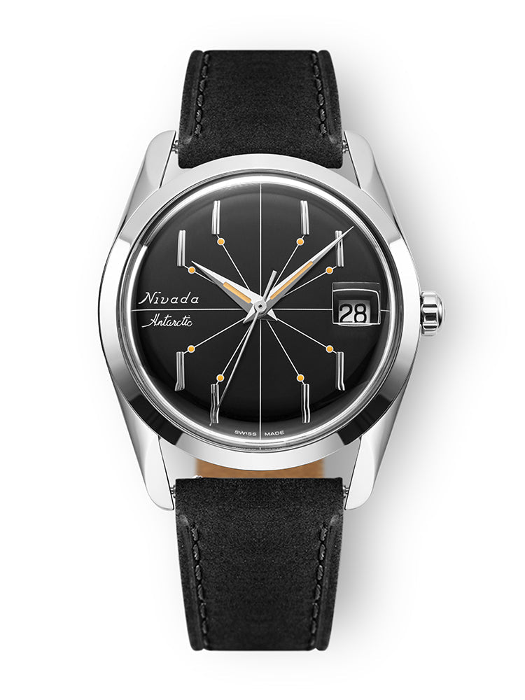 Antarctic Spider Silver 35mm - Nivada Grenchen