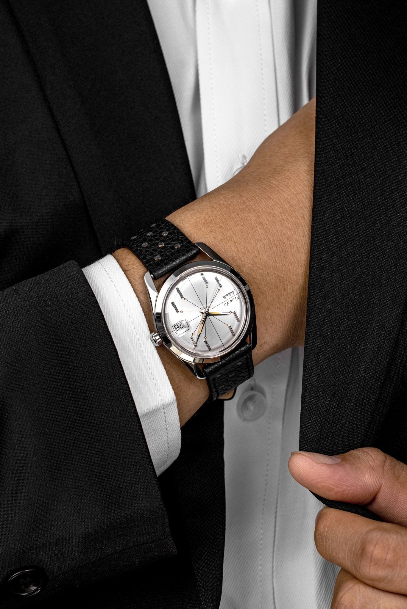 Antarctic Spider Silver 35mm - Nivada Grenchen