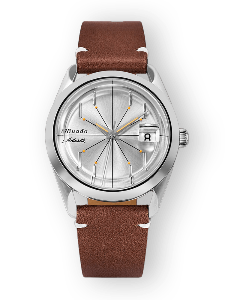 Antarctic Spider Silver 35mm - Nivada Grenchen