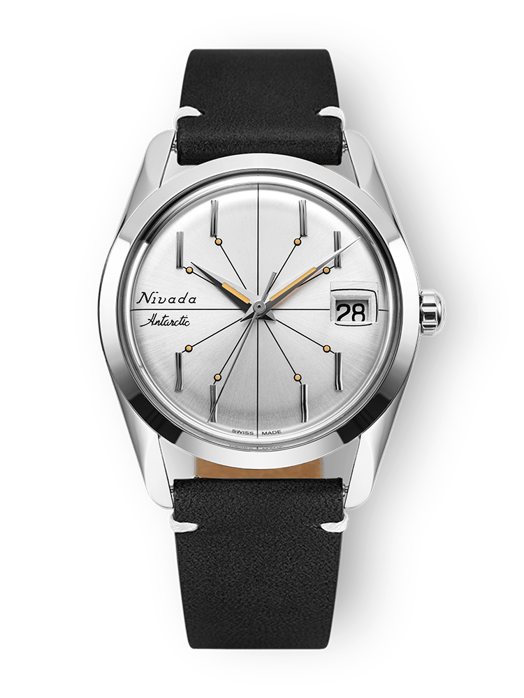 Antarctic Spider Silver 35mm - Nivada Grenchen