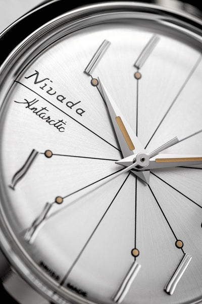 Antarctic Spider Silver 35mm - Nivada Grenchen
