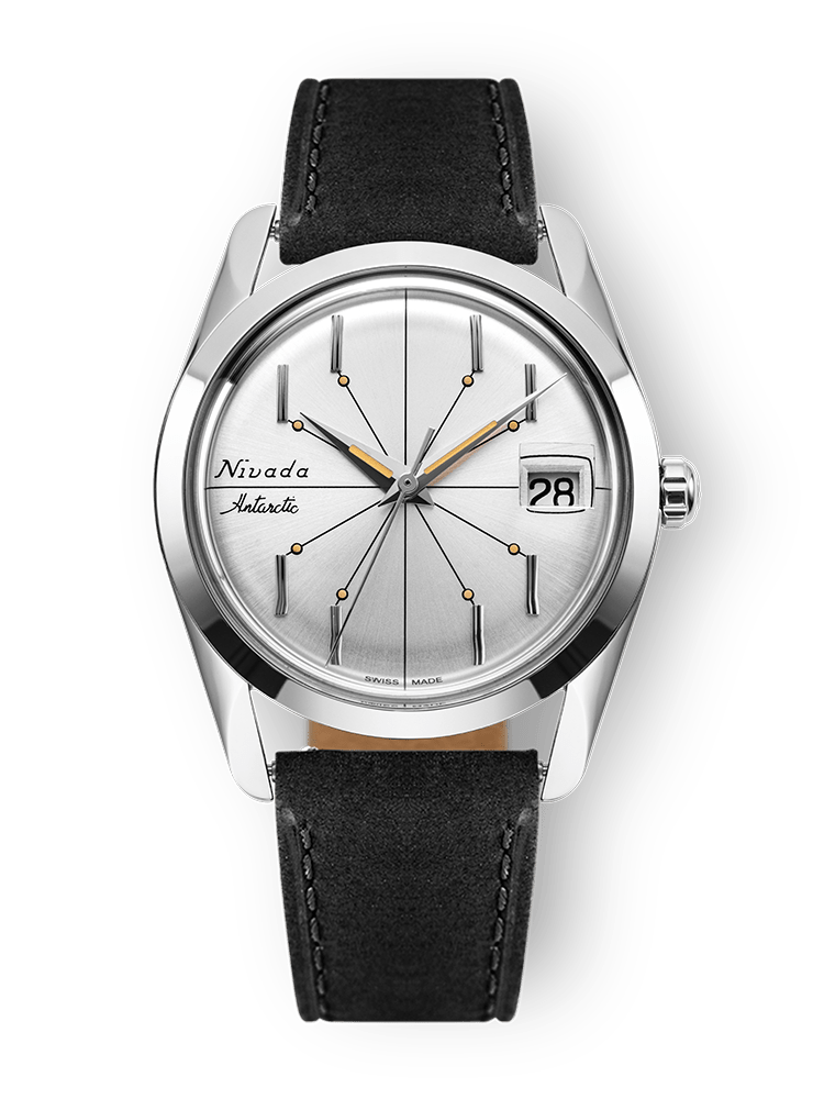 Antarctic Spider Silver 35mm - Nivada Grenchen