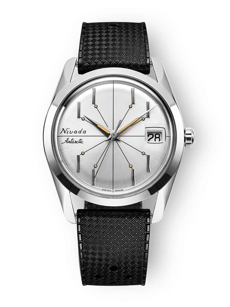 Antarctic Spider Silver 35mm - Nivada Grenchen