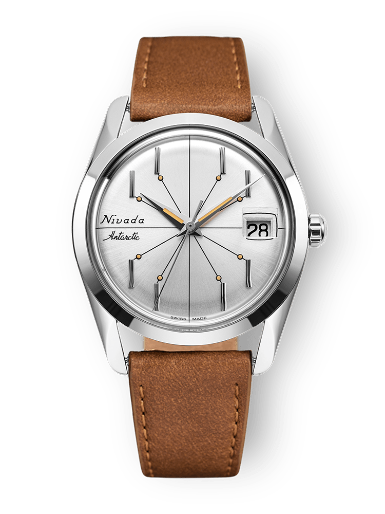 Antarctic Spider Silver 35mm - Nivada Grenchen