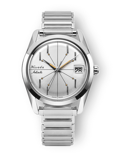Antarctic Spider Silver 35mm - Nivada Grenchen