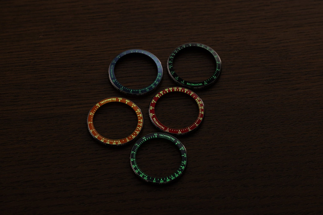 アセッテナイ？ BEZELS SET CHRONOKING MECAQUARTZ- TACHYMETER – Nivada Grenchen