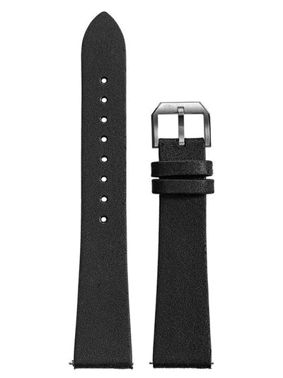 Black Leather Strap - Nivada Grenchen