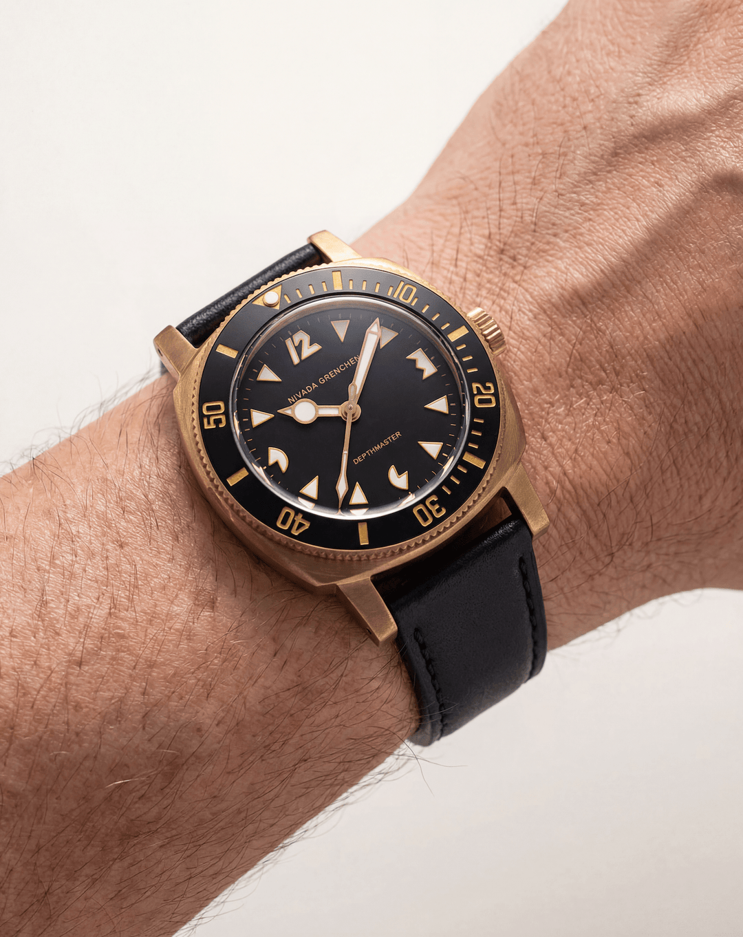 BLACK LEATHER STRAP - ALL COLLECTIONS – Nivada Grenchen