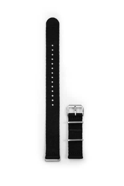 Black Nylon Nato Strap - Nivada Grenchen