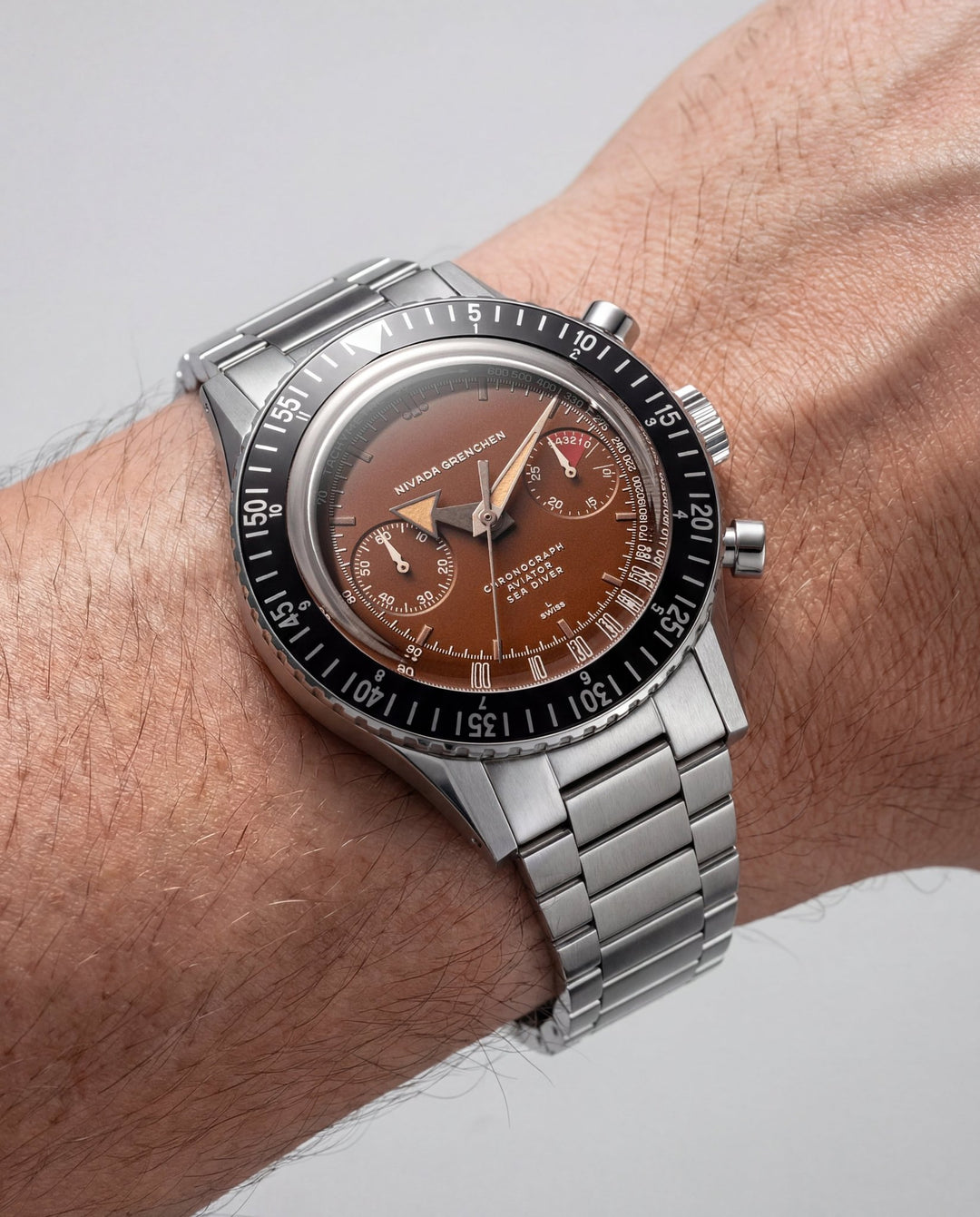 BRACELET FLAT LINK NIVADA - CHRONOMASTER – Nivada Grenchen