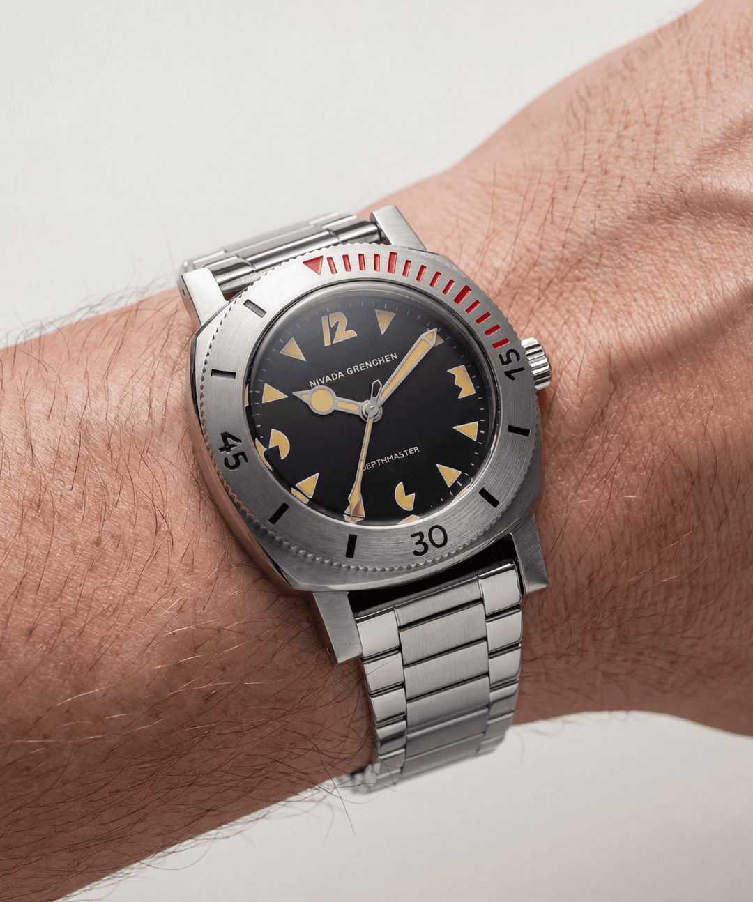 BRACELET FLAT LINK NIVADA - DEPTHMASTER – Nivada Grenchen