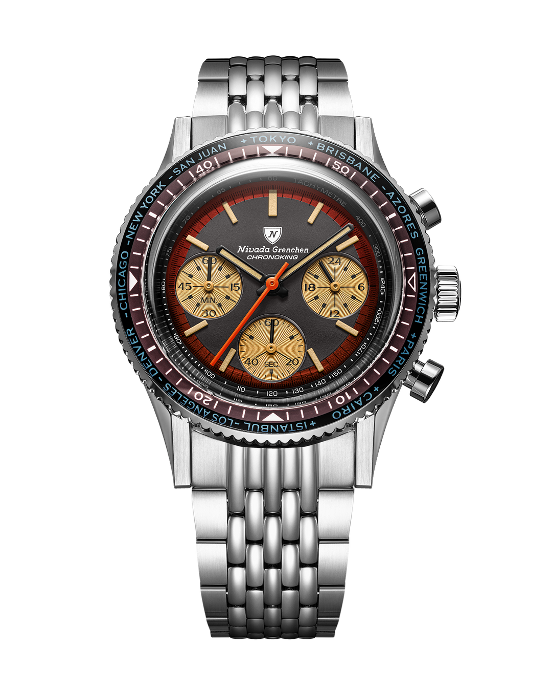 Chronoking Racing Black Amber – Nivada Grenchen