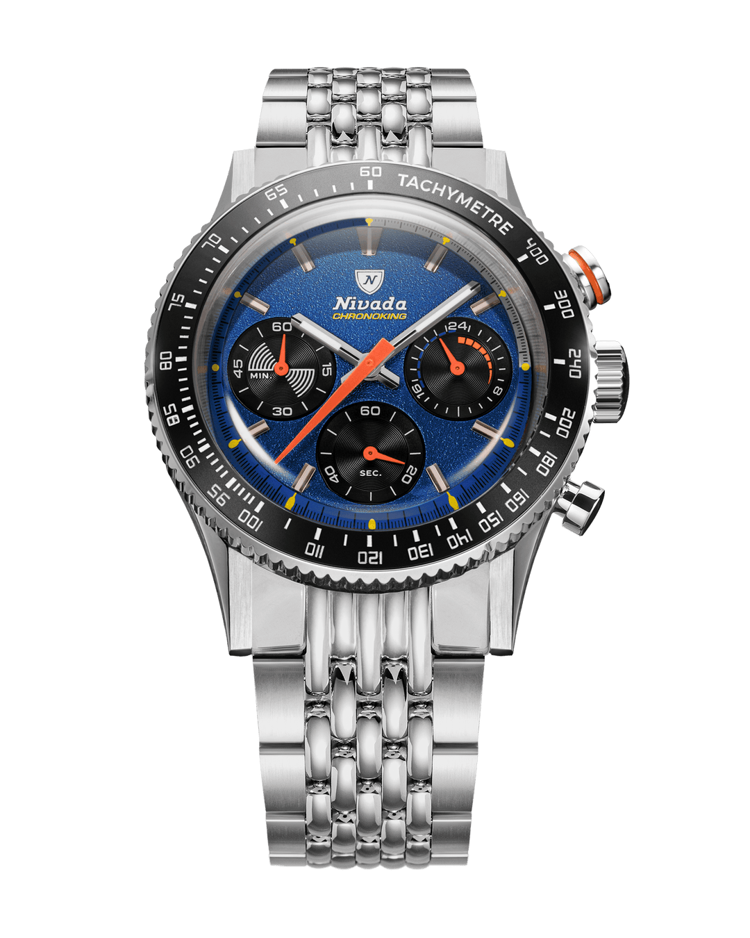Chronoking Mecaquartz Racing Blue – Nivada Grenchen