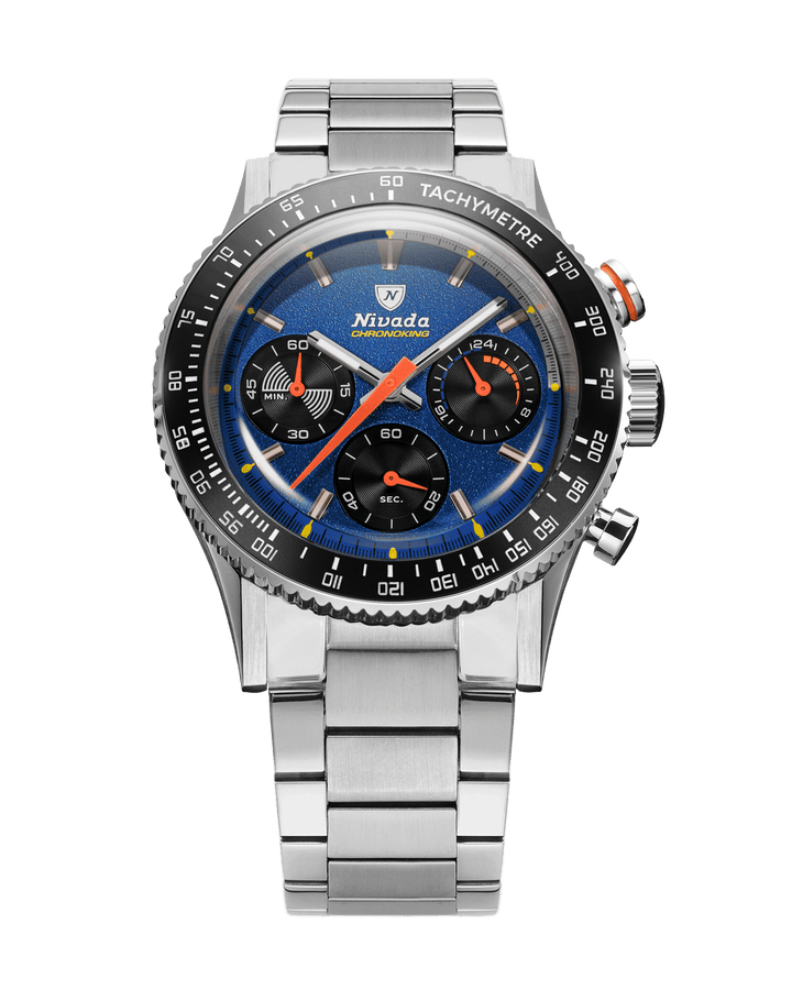 Chronoking Mecaquartz Racing Blue – Nivada Grenchen