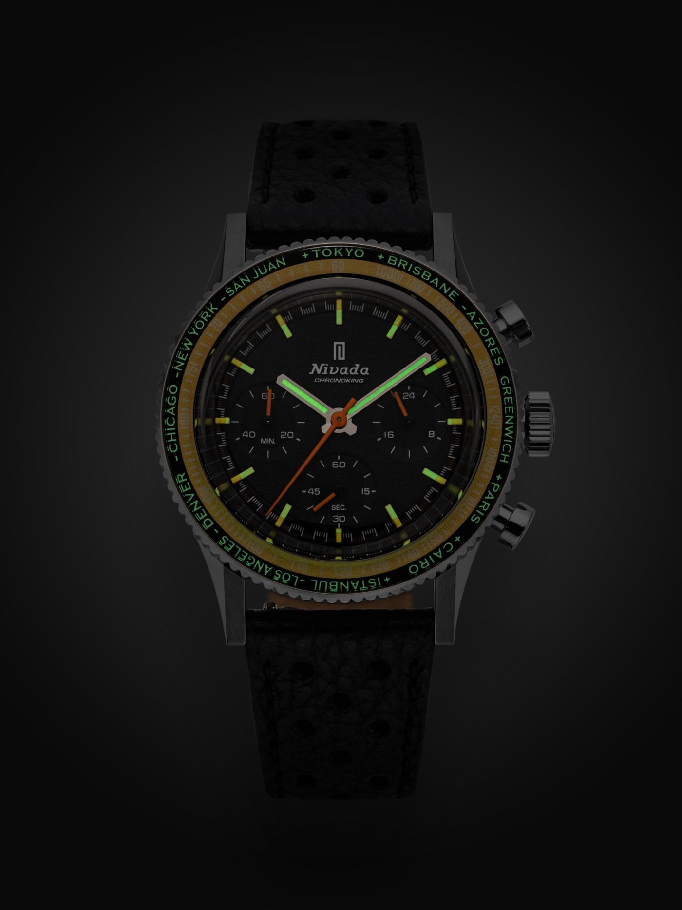 CHRONOKING MECAQUARTZ - INTER.BEZEL - Nivada Grenchen