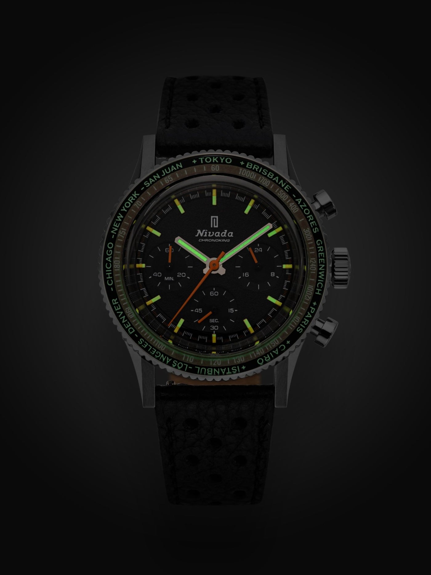 CHRONOKING MECAQUARTZ - INTER.BEZEL - Nivada Grenchen