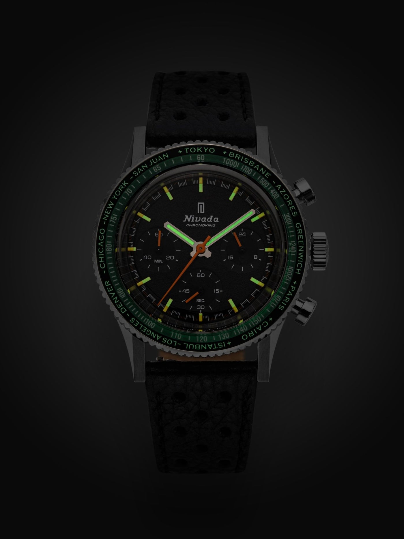 CHRONOKING MECAQUARTZ - INTER.BEZEL - Nivada Grenchen