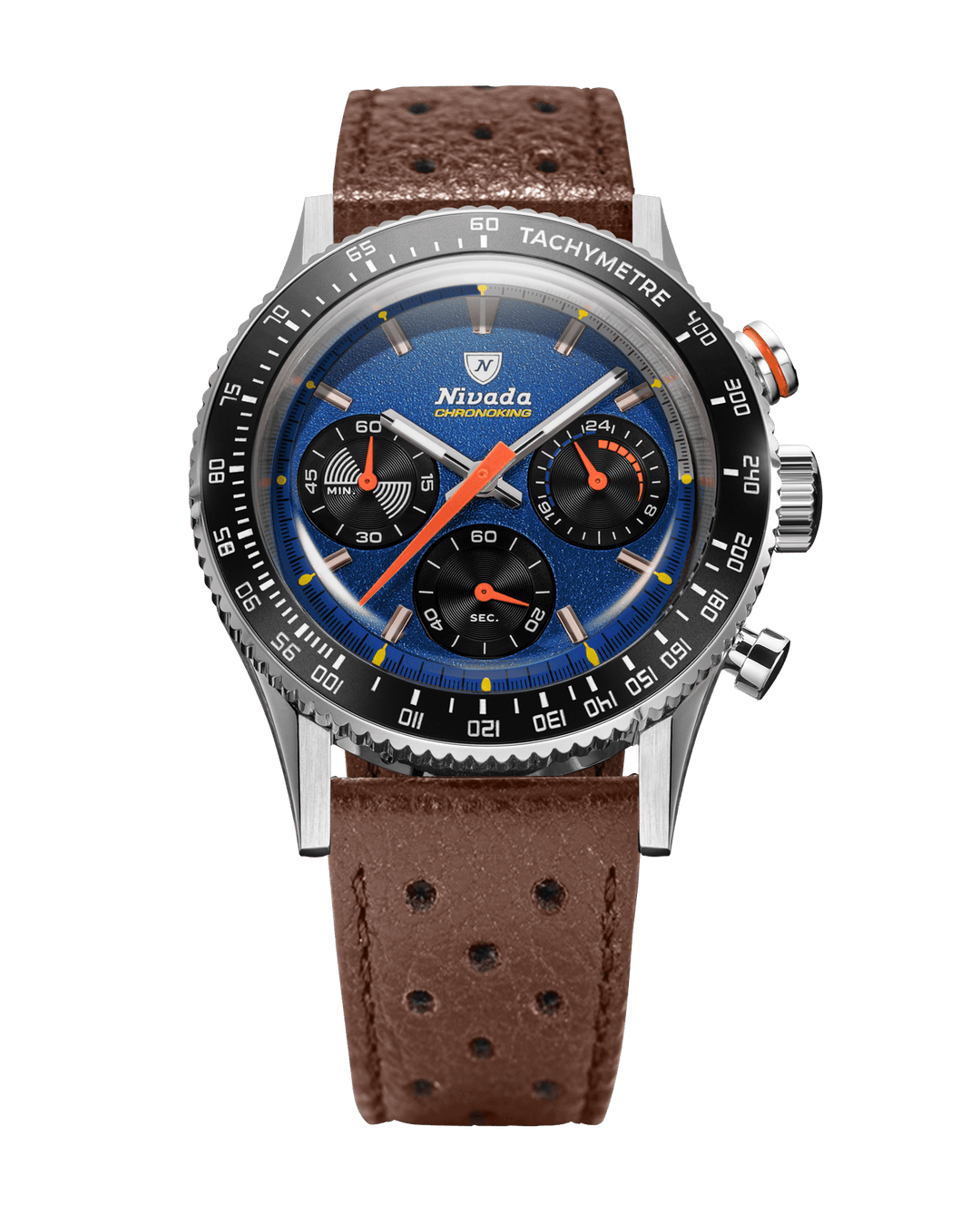 NivadaGrenchen クロノキング メカクォーツ リミテッドエディション CHRONOKING MECAQUARTZ RACING BLUE – Nivada Grenchen