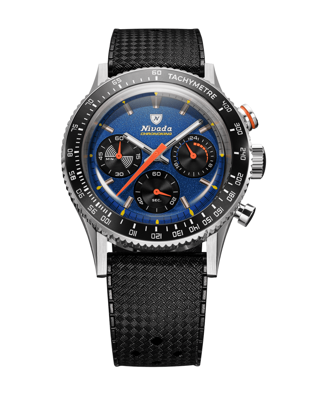 CHRONOKING MECAQUARTZ RACING BLUE – Nivada Grenchen