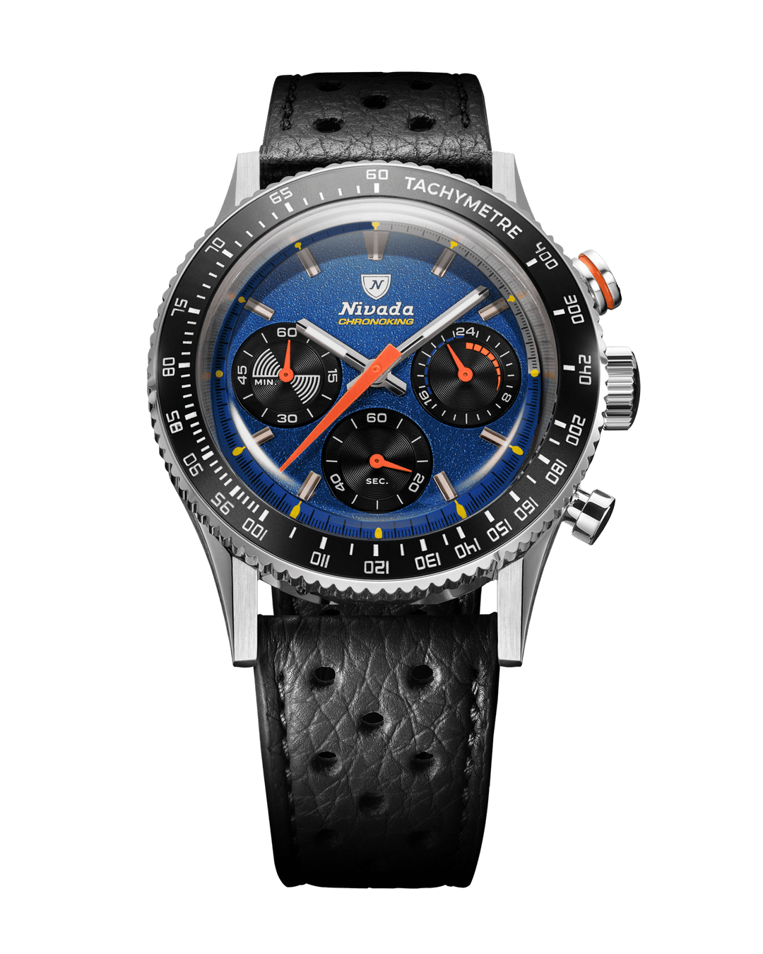 CHRONOKING MECAQUARTZ RACING BLUE – Nivada Grenchen