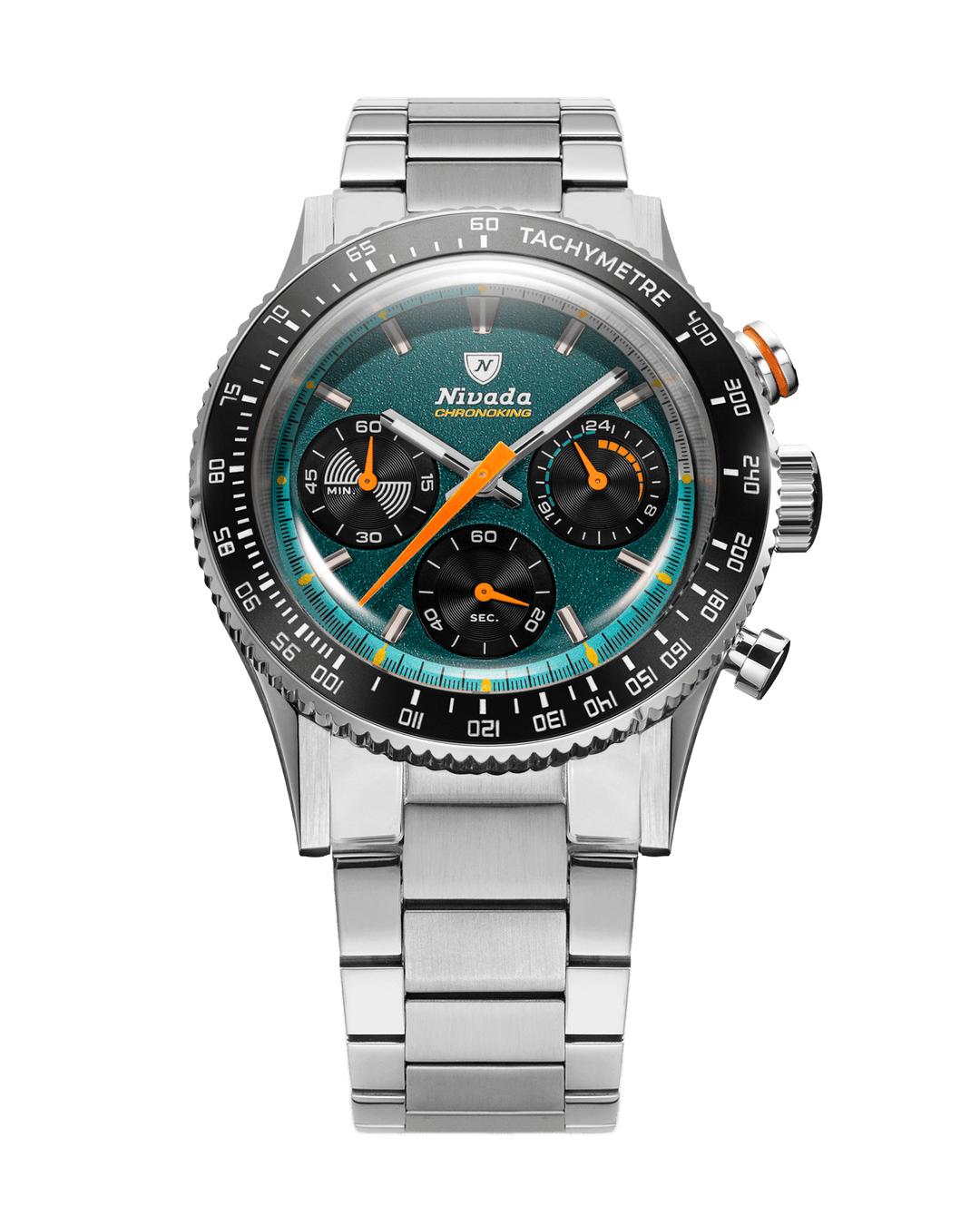 CHRONOKING MECAQUARTZ RACING GREEN – Nivada Grenchen