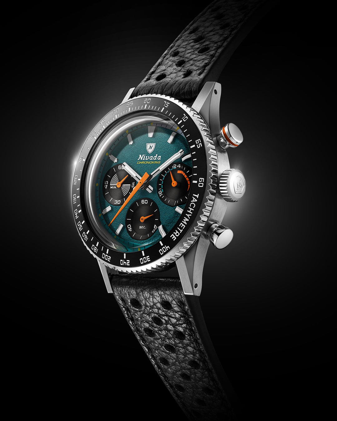 CHRONOKING MECAQUARTZ RACING GREEN – Nivada Grenchen