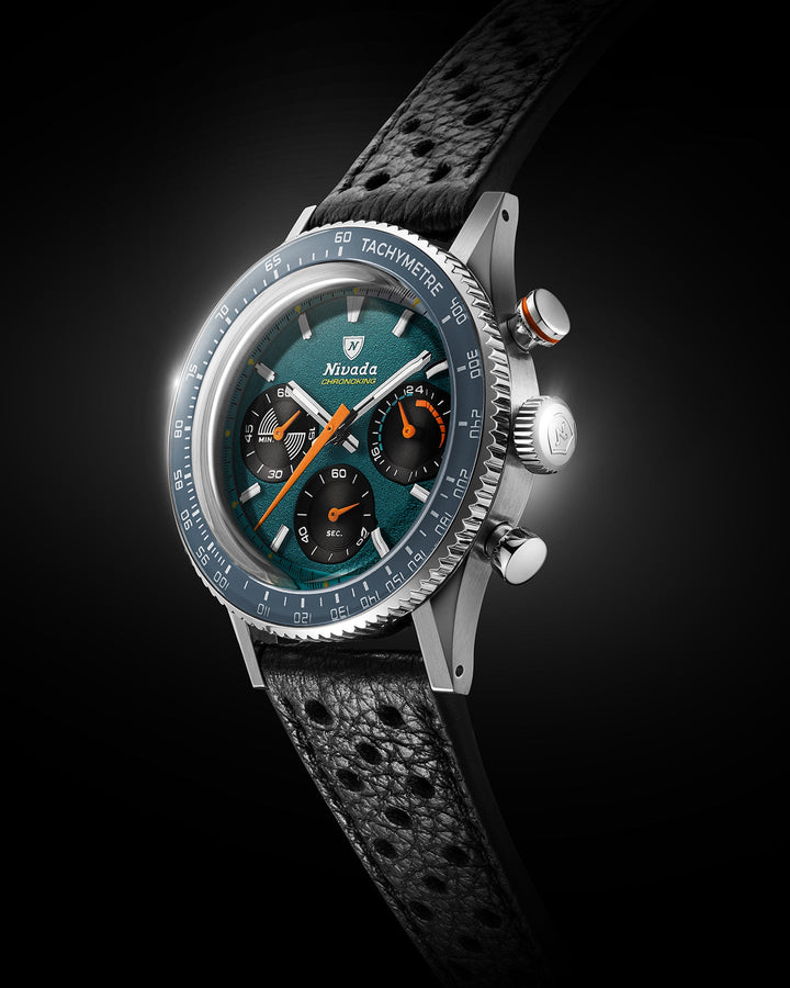 CHRONOKING MECAQUARTZ RACING GREEN – Nivada Grenchen